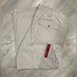 Preloved White Y2K Old Navy Carpenter Pants - Size 40x30